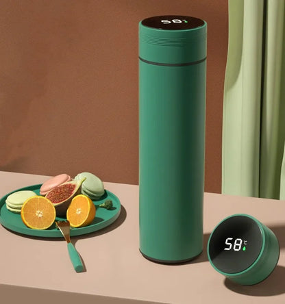 500ml Temperature Display Thermos Cup – Stainless Steel Vacuum Insulated Bottle
