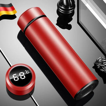 500ml Temperature Display Thermos Cup – Stainless Steel Vacuum Insulated Bottle