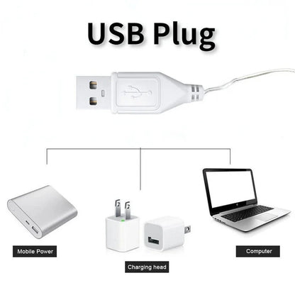 LED Desk Lamp 3 Levels Dimmable Touch Night Light USB Rechargeable Eye Protection Foldable Table Lamp