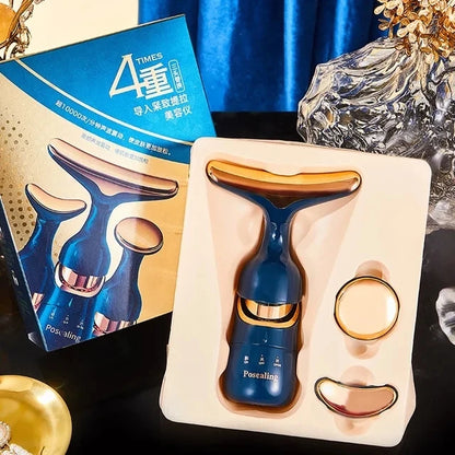 3 in 1 Facial Lifting Device Neck Facial Eye Massager for Anti Aging and Skin Tightening