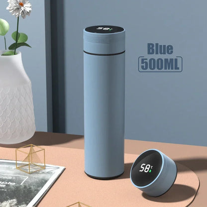 500ml Temperature Display Thermos Cup – Stainless Steel Vacuum Insulated Bottle