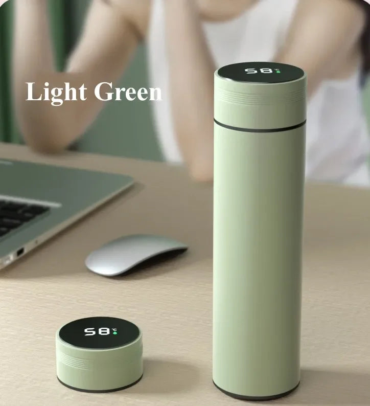 500ml Temperature Display Thermos Cup – Stainless Steel Vacuum Insulated Bottle