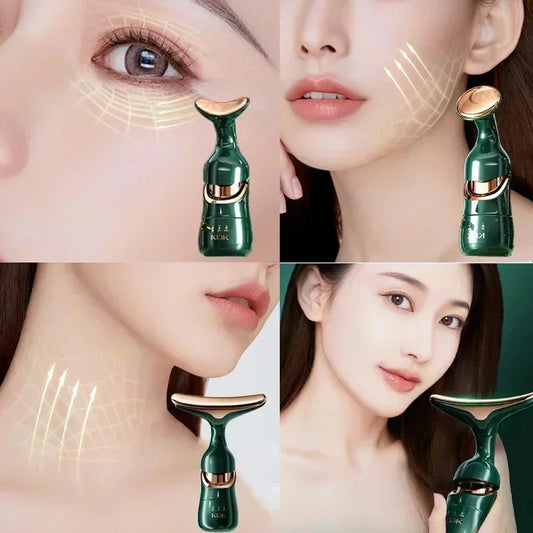 3 in 1 Facial Lifting Device Neck Facial Eye Massager for Anti Aging and Skin Tightening