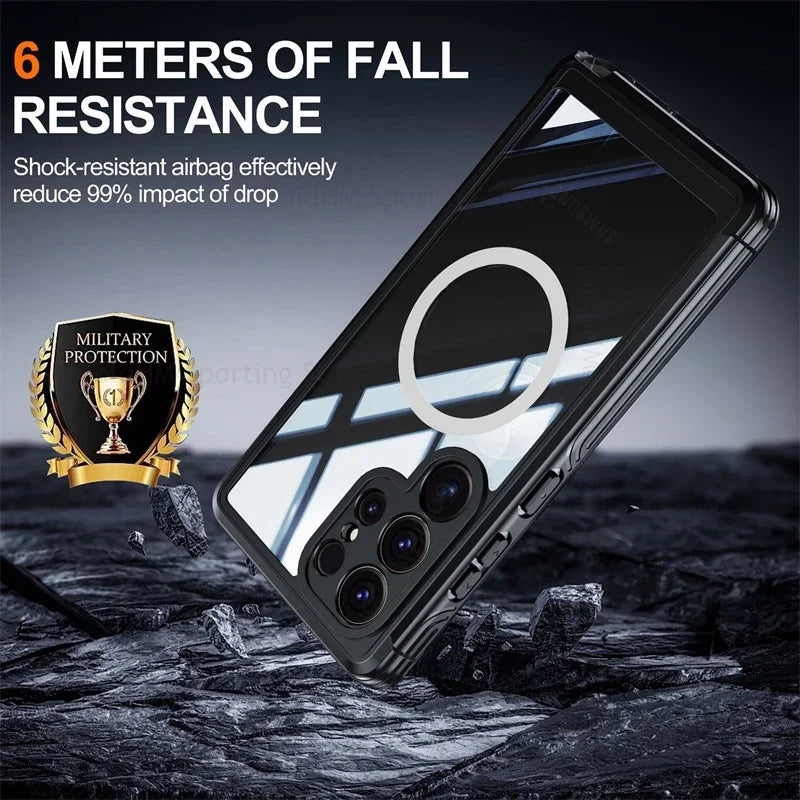 360° Full Body Hybrid Armor Case for Samsung Galaxy