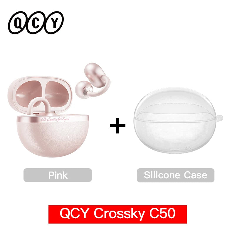 QCY Crossky C50 Open Ear Wireless Earbuds – Comfort, Clarity & Power