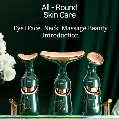 3 in 1 Facial Lifting Device Neck Facial Eye Massager for Anti Aging and Skin Tightening