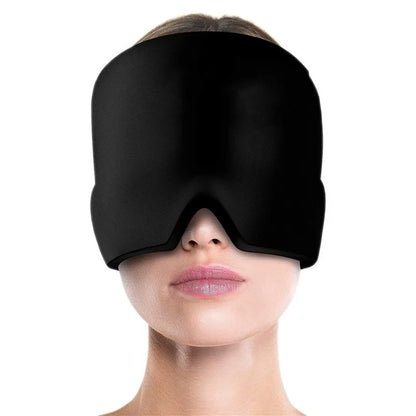 Gel Ice HGel Ice Headache & Migraine Relief Hat – Cold & Hot Compress Therapy Capeadache Migraine Relief Hat Cold Compress Therapy Cap Ice Head Wrap Pack Eye Mask For Pressure Relieve Pain Ice Hat