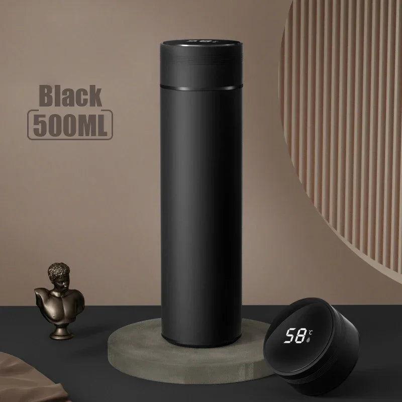 500ml Temperature Display Thermos Cup – Stainless Steel Vacuum Insulated Bottle