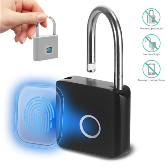Keyless Smart Fingerprint Padlock – Secure, Modern, and Effortless Access