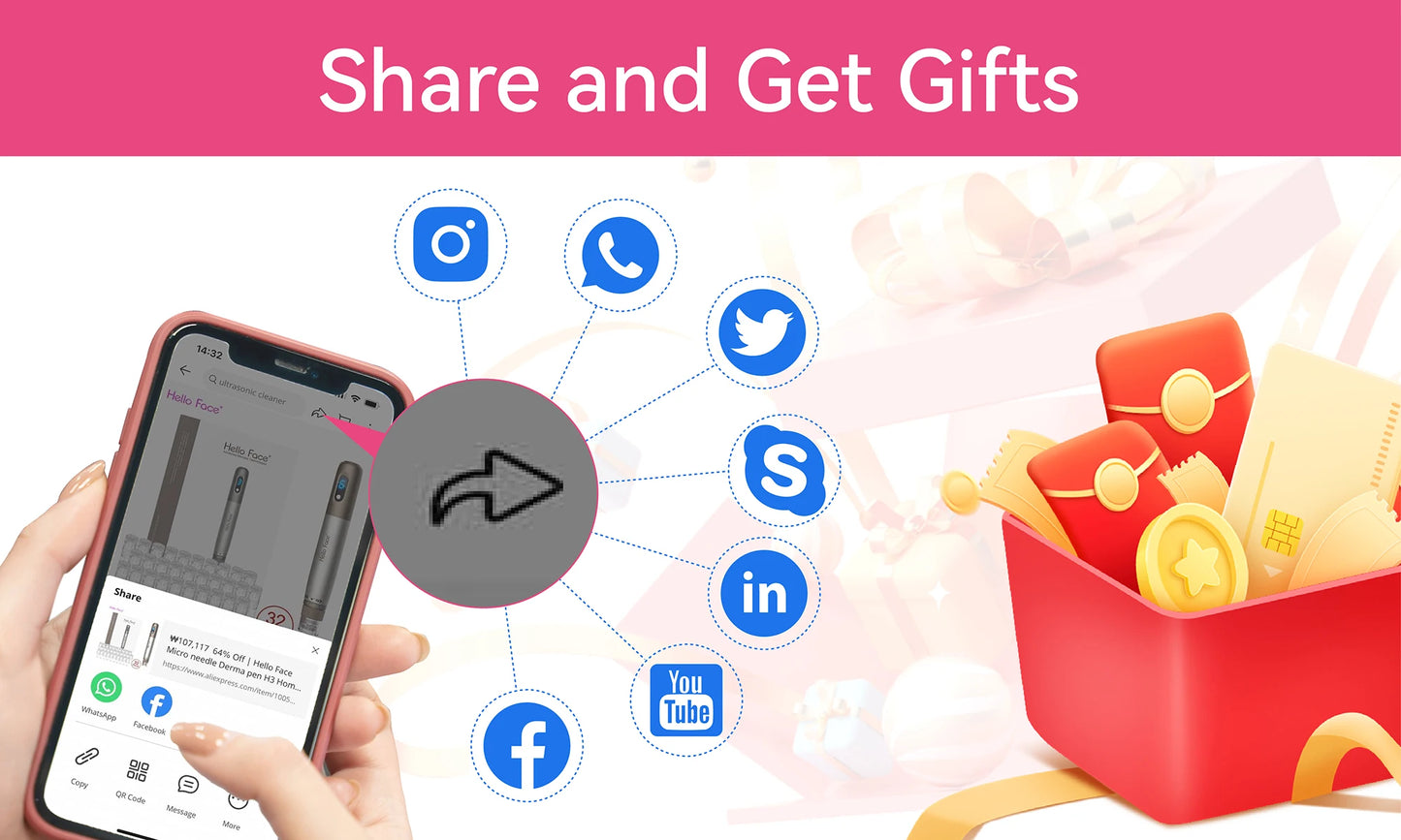 Hello Face M500S LED Mask – Professional Skin Rejuvenation at Home