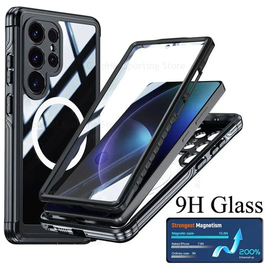 360° Full Body Hybrid Armor Case for Samsung Galaxy