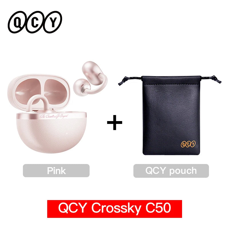 QCY Crossky C50 Open Ear Wireless Earbuds – Comfort, Clarity & Power