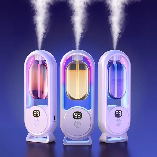 Rechargeable Portable Aroma Diffuser – Essential Oil Aromatherapy Machine with Timed Air Freshener Modes