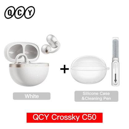 QCY Crossky C50 Open Ear Wireless Earbuds – Comfort, Clarity & Power