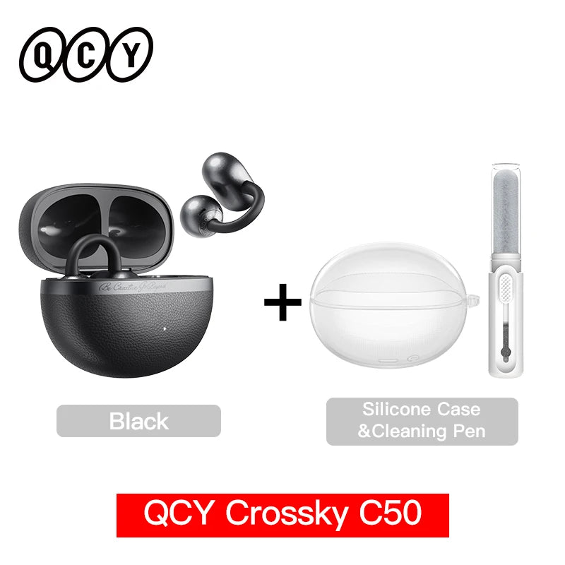 QCY Crossky C50 Open Ear Wireless Earbuds – Comfort, Clarity & Power