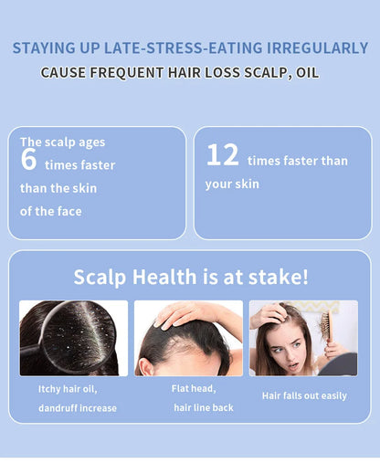 Electric Spray Massage Comb – LED Hair Growth & Scalp Care Vibration Massager Brush