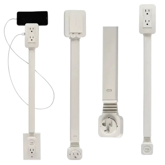 Electrical Outlet Extender – 180° Rotating Adjustable Power Socket