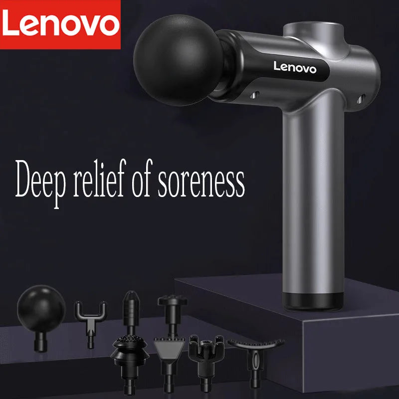 Lenovo Deep Tissue Massage Gun for Muscle Recovery and Relaxation