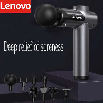 Lenovo Deep Tissue Massage Gun for Muscle Recovery and Relaxation