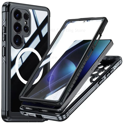 360° Full Body Hybrid Armor Case for Samsung Galaxy