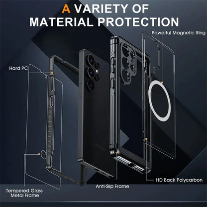 360° Full Body Hybrid Armor Case for Samsung Galaxy