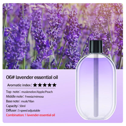 Rechargeable Portable Aroma Diffuser – Essential Oil Aromatherapy Machine with Timed Air Freshener Modes