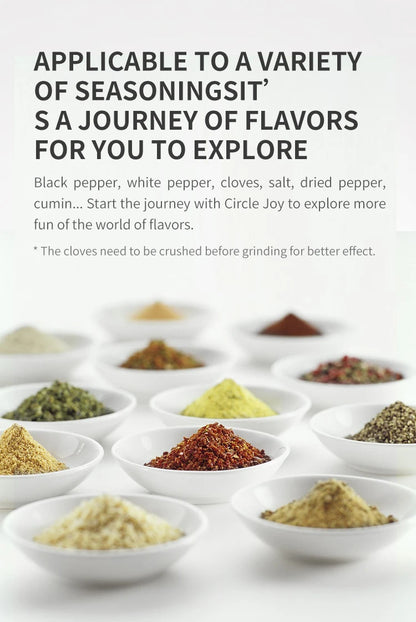 Electric Automatic Pepper and Salt Grinder – Adjustable Coarseness with LED Light