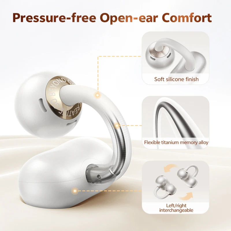 QCY Crossky C50 Open Ear Wireless Earbuds – Comfort, Clarity & Power