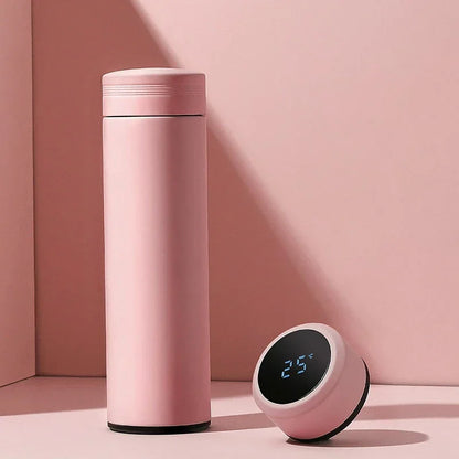 500ml Temperature Display Thermos Cup – Stainless Steel Vacuum Insulated Bottle