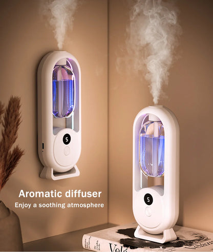 Rechargeable Portable Aroma Diffuser – Essential Oil Aromatherapy Machine with Timed Air Freshener Modes