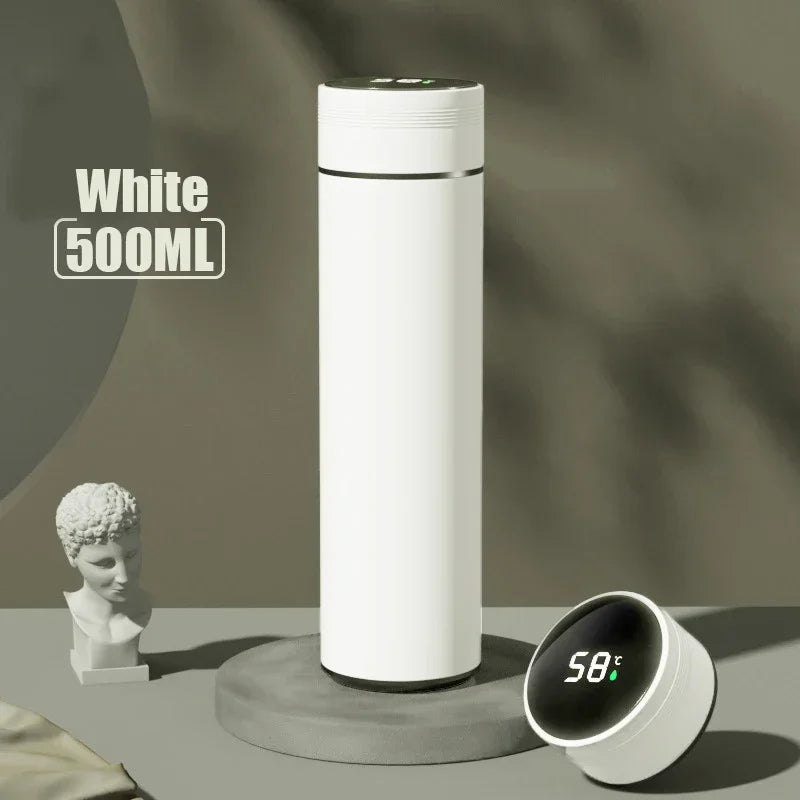 500ml Temperature Display Thermos Cup – Stainless Steel Vacuum Insulated Bottle