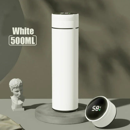500ml Temperature Display Thermos Cup – Stainless Steel Vacuum Insulated Bottle